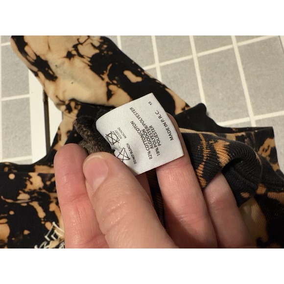 Brandy Melville Return Of The Tiger Hoodie 1986 Bleached Tye Dye California Cool - Picture 7 of 11